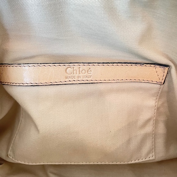 Chloe Heloise Large Beige Hand Bag Leather - Picture 11 of 16